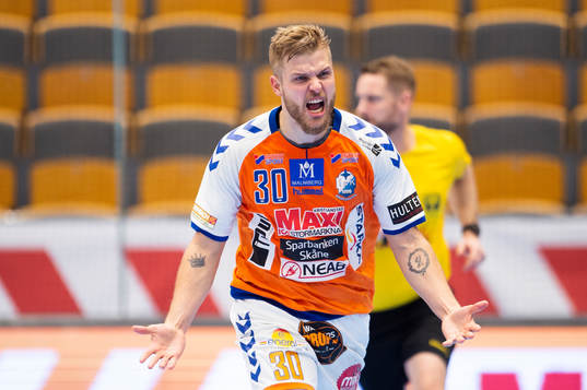 Kristianstads Anton Halén jublar