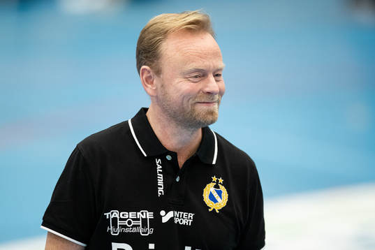 Redbergslids tränare Magnus Johansson innan