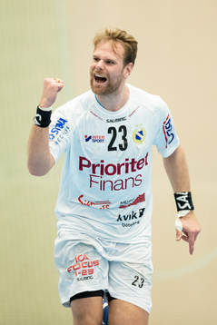Redbergslids Oskar Ysander jublar