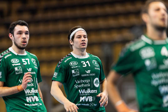 Varbergs Lazar Petrovic och Morten Damgaard deppar