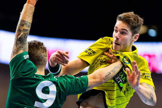 Varbergs Oscar Kihlstedt och Sävehofs Rune Schröder