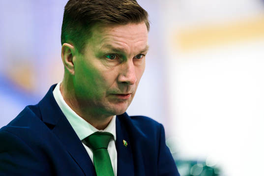 Färjestads huvudtränare Johan Pennerborn