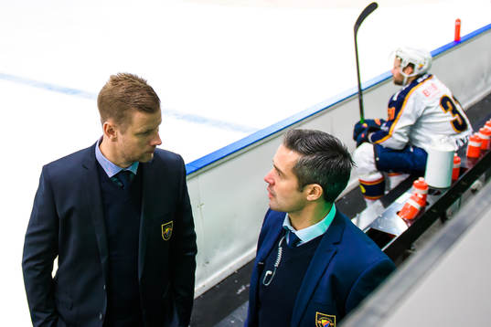 Djurgårdens tränare Michael Holmqvist, assisterande