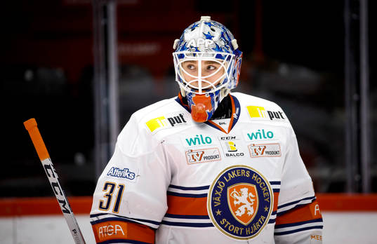Växjös målvakt Erik Källgren