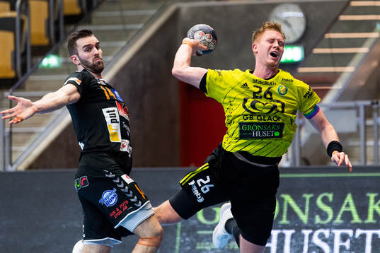 Kristianstads Teitur Einarsson och Sävehofs Jonathan