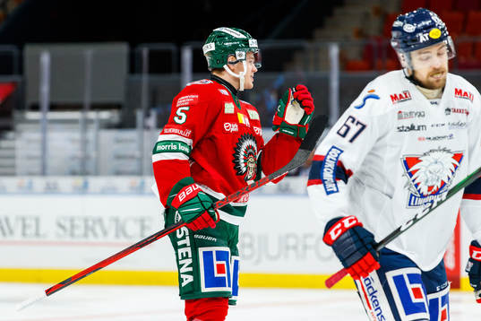 Frölundas Filip Johansson jublar