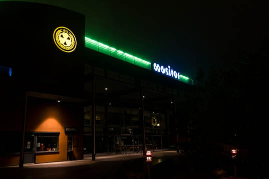 Vy utanför Monitor ERP Arena