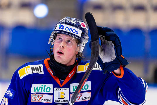 Växjös Fredrik Karlström jublar