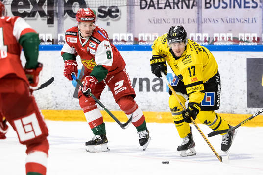 Moras Robin Johansson och Västerås William Wikman