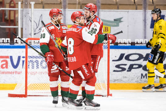Moras Daniel Ljungren och Moras Mattias Nörstebö och