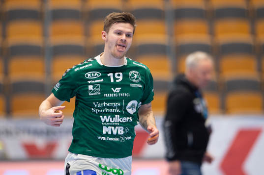 Varbergs Erlend Sund jublar