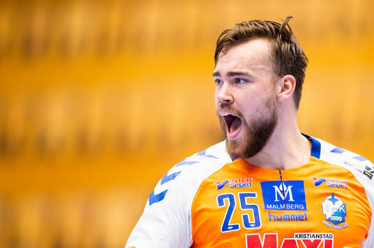 Kristianstads Ludvig Jurmala Åström jublar