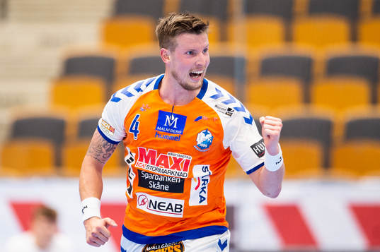 Kristianstads Anton Halén jublar