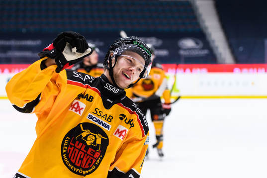 Luleås Einar Emanuelsson jublar