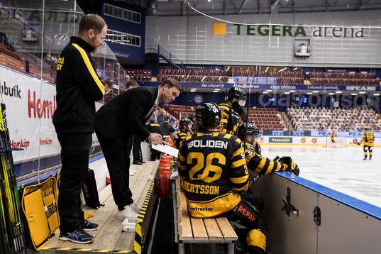 Skellefteås assisterande tränare Stefan Hedlund