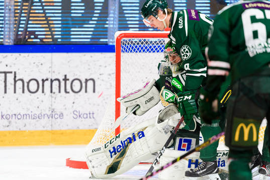 Färjestads målvakt Henrik Haukeland
