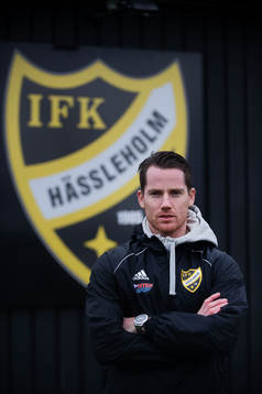 IFK Hässleholms tränartrio Johan ”Sheriffen” Persson