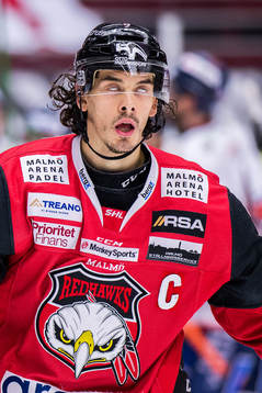 Malmö Redhawks Oliver Lauridsen deppar