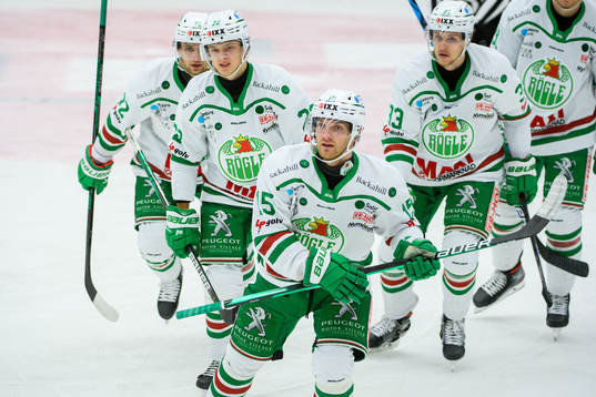 Rögles Simon Ryfors jublar