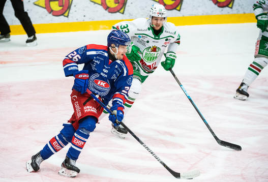 Oskarshamns Filip Karlsson och Rögles Niklas Hansson