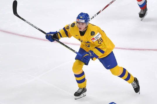 Noel Gunler of Sweden skates