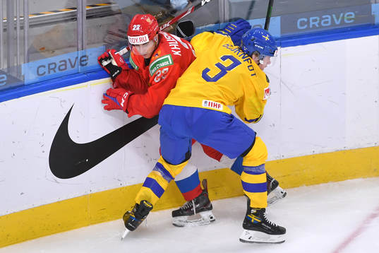 Tobias Björnfot of Sweden pins Marat Khusnutdinov of