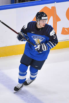 Kasper Puutio of Finland skates