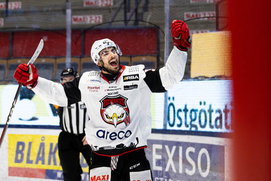 Malmö Redhawks Joseph Veleno jublar