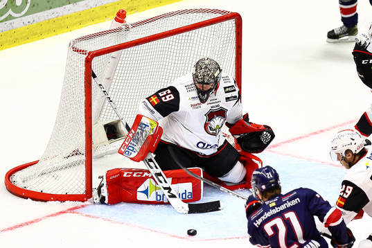 Malmö Redhawks målvakt Oscar Alsenfelt