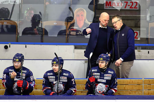 Linköpings assisterande tränare Niclas Hävelid och