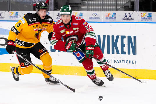 Luleås Carl Mattsson och Frölundas Linus Nässén