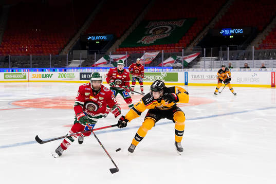 Frölundas Joel Lundqvist och Luleås Filip Hållander