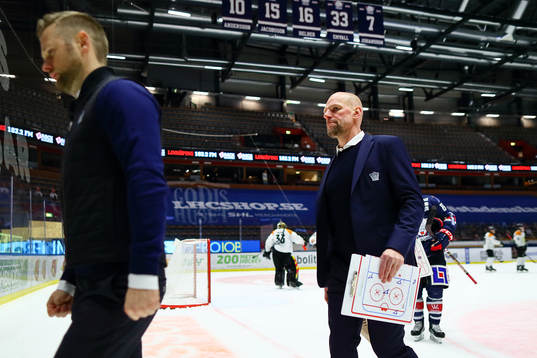 Linköpings tränare Daniel Eriksson och Linköpings