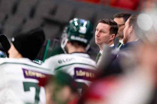 Färjestads huvudtränare Johan Pennerborn