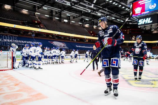 Leksands spader jublar och Linköpings William Worge Kreü
