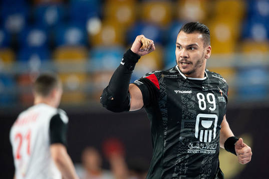 Mohammed Mamdouh of Egypt celebrates