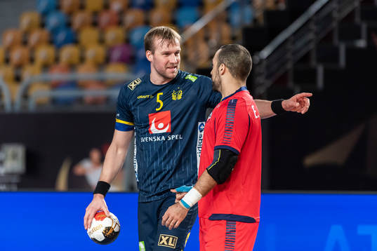 Max Darj of Sweden and Esteban Salinas of Chile