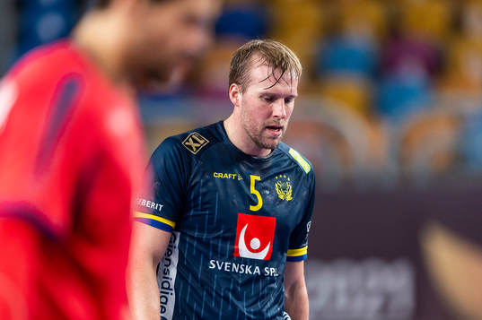 Max Darj of Sweden looks dejected
