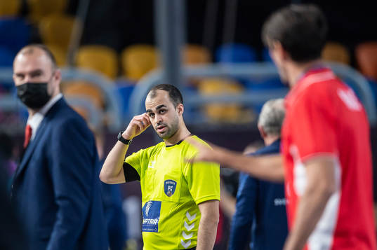 Mateo Garralda, head coach of Chile reacts against the