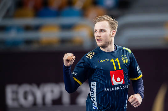 Daniel Pettersson of Sweden celebrates