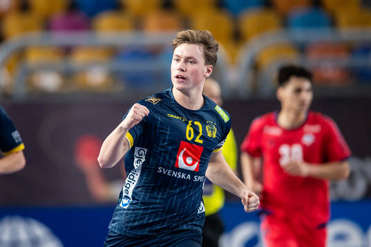 Valter Chrinz of Sweden celebrates