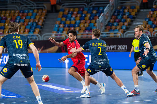 Rdorigo Salinas of Chile and Jonathan Carlsbogård of Sweden