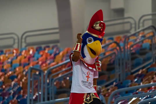 The official mascot of the 2021 IHF World Handball