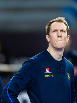 goalkeeper Mikael Aggefors of Sweden