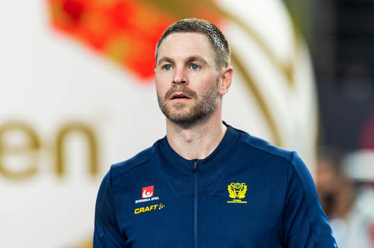 Goalkeeper Andreas Palicka of Sweden