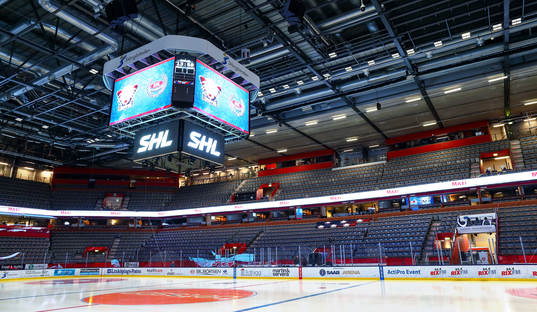 SAAB Arena före ishockeymatchen i SHL mellan Linköping