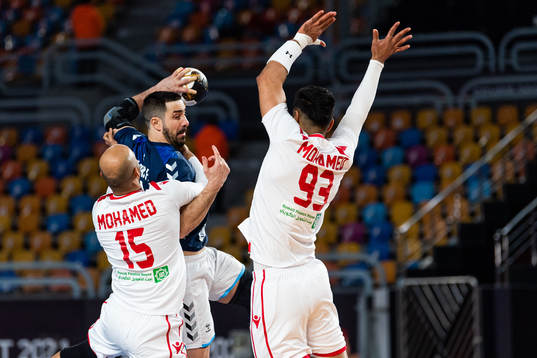 Lucas Dario Moscariello of Argentina compete for the ball