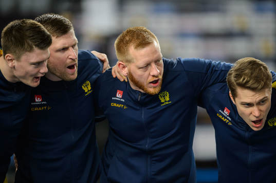 Oskar Sunnefeldt, Linus Persson, Jim Gottfridsson and Lucas