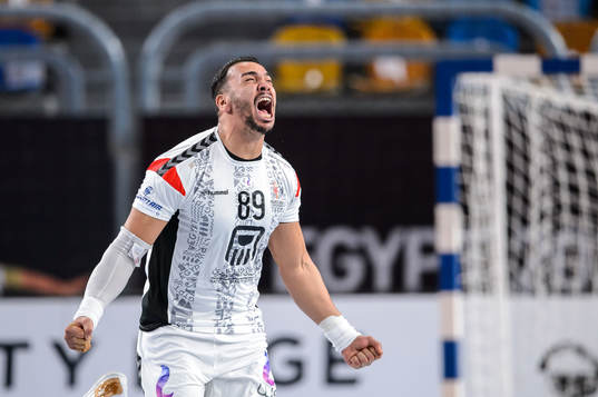 Mohammed Mamdouh of Egypt celebrates