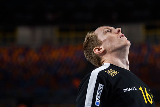 Goalkeeper Mikael Aggefors of Sweden looks dejected